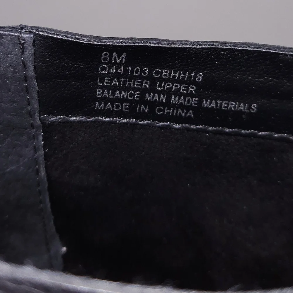 New! Kork-Ease Haldor Wedge Heeled Bootie US 8 Black Leather Ankle Boots KORKS - Picture 9 of 10